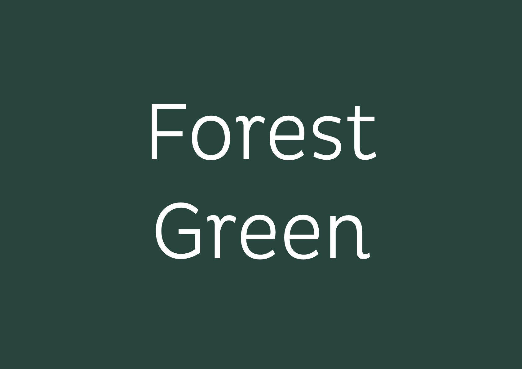 Forest Green