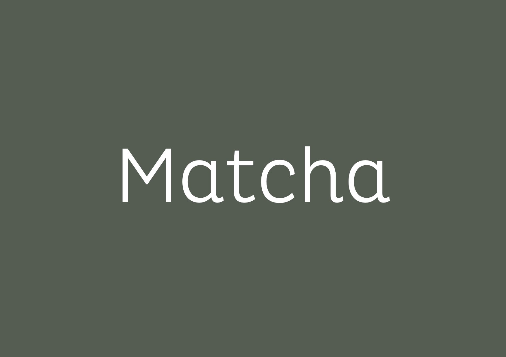 Matcha